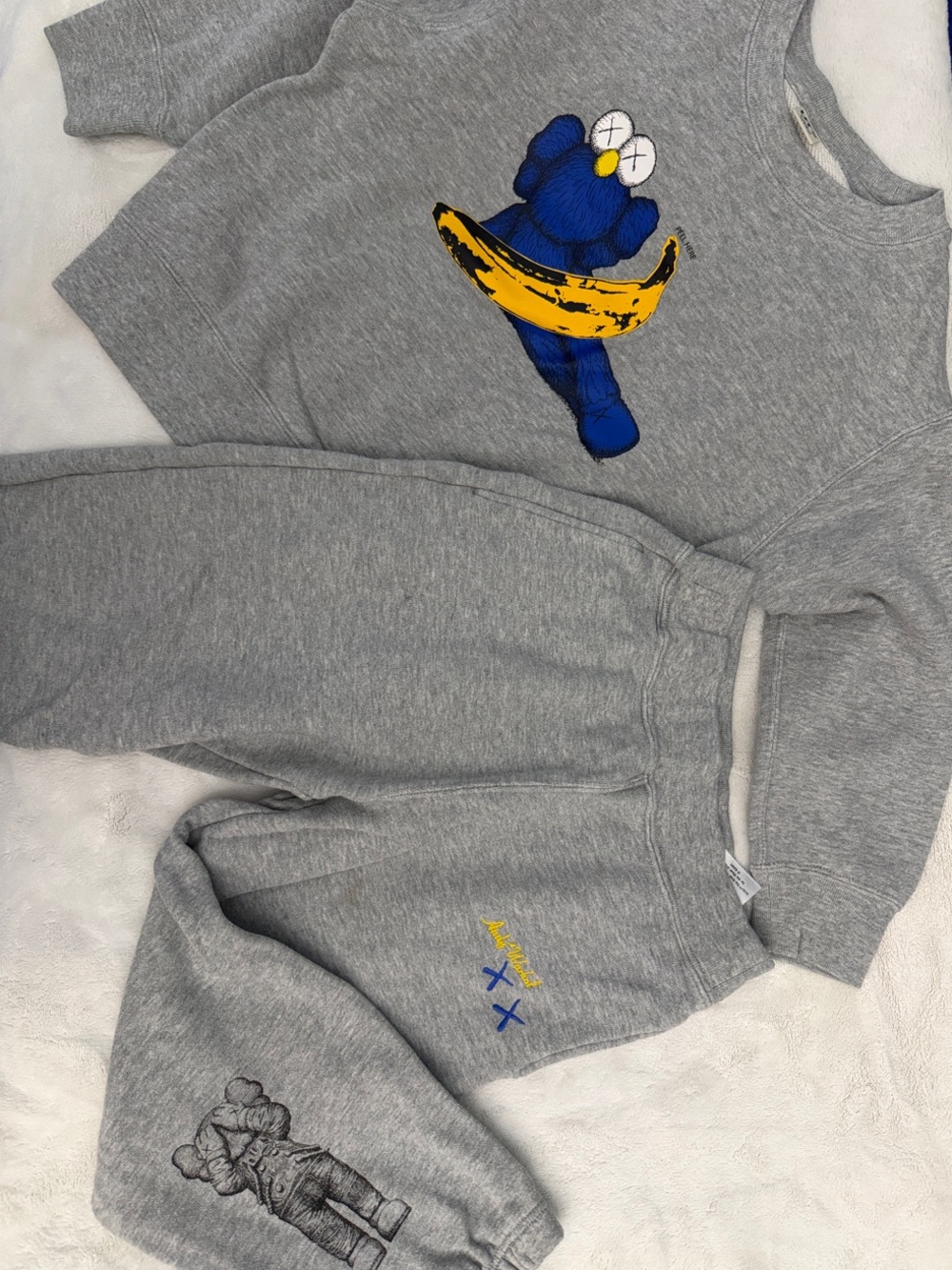 Kids Grey Andy Warhol Sweatshirt and Joggers Set